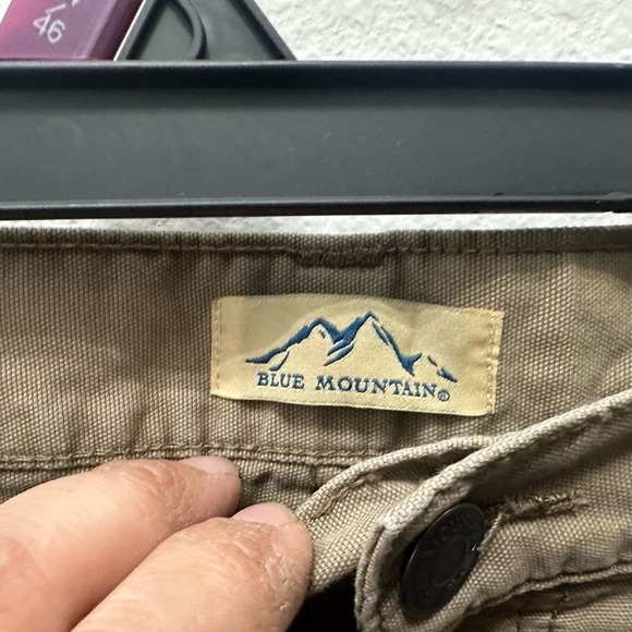 Men's blue mountain tan work pants - Picture 2 of 4